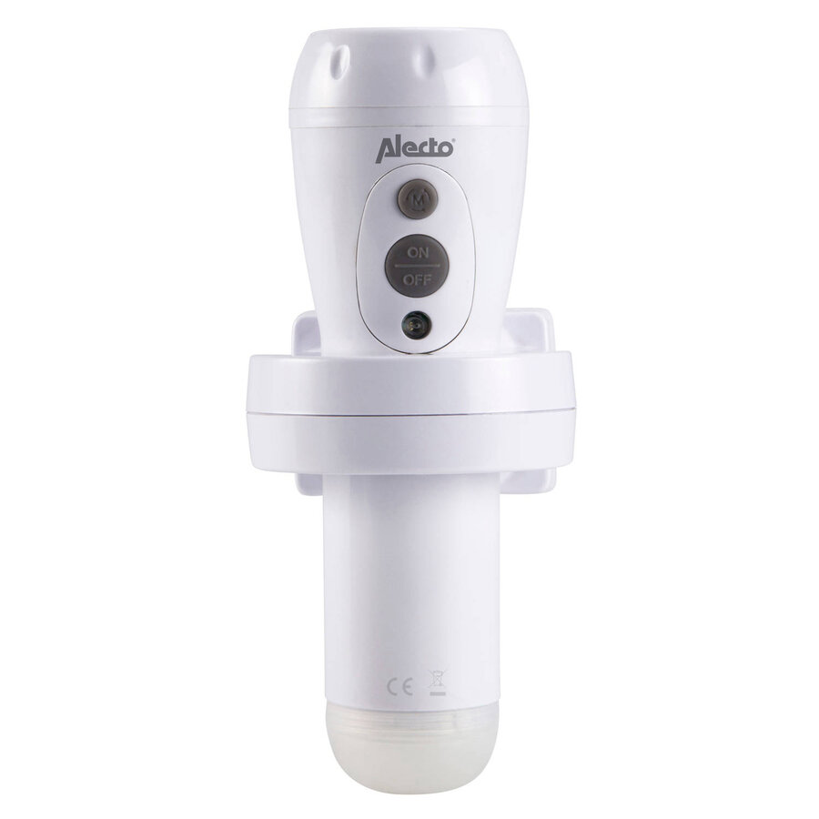 Oplaadbare LED Zaklamp / Automatisch nachtlampje Wit-1