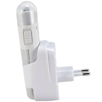 thumb-Oplaadbare LED Zaklamp / Automatisch LED Nachtlampje Wit-4