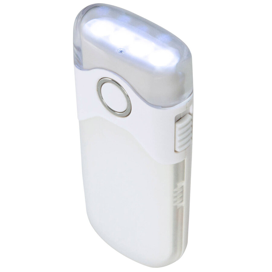 Oplaadbare LED Zaklamp / Automatisch LED Nachtlampje Wit-3