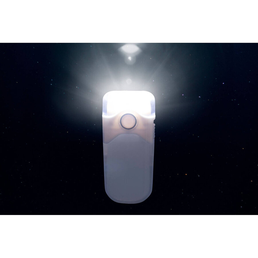 Oplaadbare LED Zaklamp / Automatisch LED Nachtlampje Wit-6