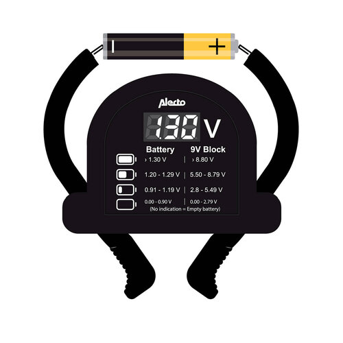  Alecto Universeel Batterij Tester BTT2 