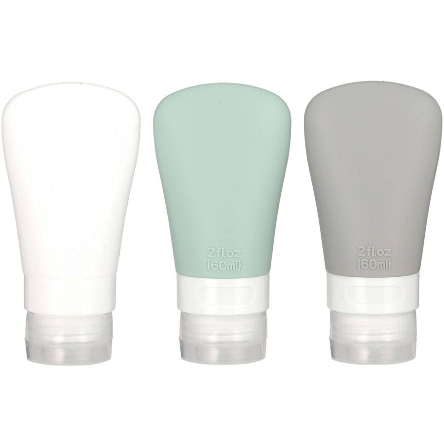 Reisflesjes Siliconen 3 Stuks 60ml-2
