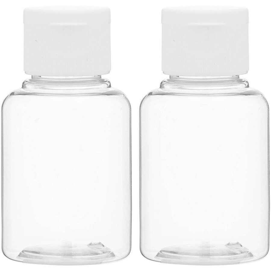 Reisflesjes Transparant 60ml 2 stuks-2