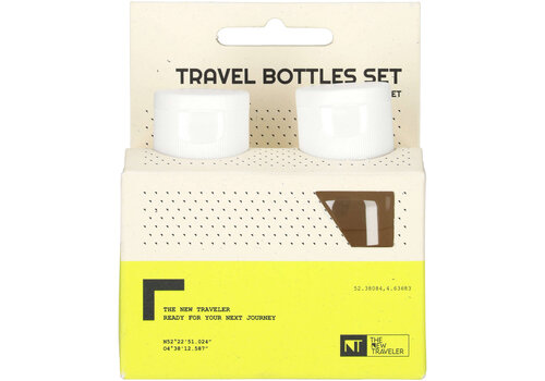  TNT Reisflesjes Transparant 60ml 2 stuks 