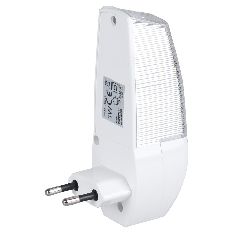 Orientatielamp LED 1W Schemerschakelaar Wit (2 stuks)-3