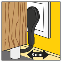 thumb-3V Stekkerdoos met 2x USB ingang | 1,5M | Goud | Schakelaar-3