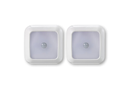  Q-Link Bewegingsmelder Draadloos | LED | Wit | 2 stuks 