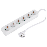 thumb-6V Tafelcontactdoos | 1,5M | Wit-3