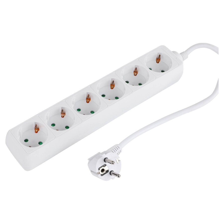 6V Tafelcontactdoos | 1,5M | Wit-3