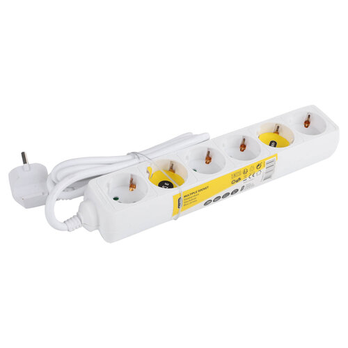  Q-Link 6V Tafelcontactdoos | 1,5M | Wit 