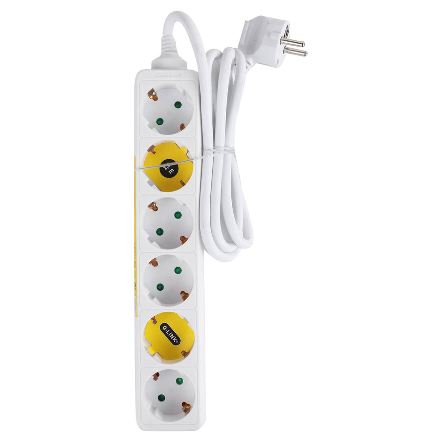 6V Tafelcontactdoos | 1,5M | Wit-2