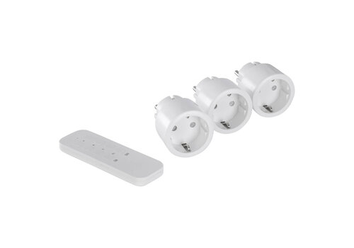  Q-Link Schakelaar set Mini (3 stuks) Randaarde met Afstandsbediening 