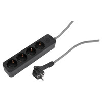 thumb-4V Tafelcontactdoos | 3M | Zwart | Schakelaar-2