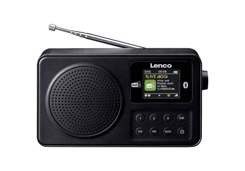  Lenco DAB+ / FM Radio met Bluetooth® -Zwart 