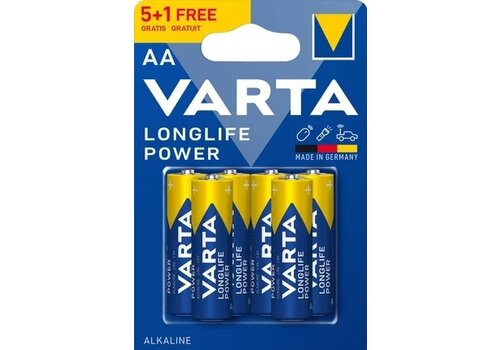  Varta 4906 AA Longlife Power Alkaline blister (5+1) 
