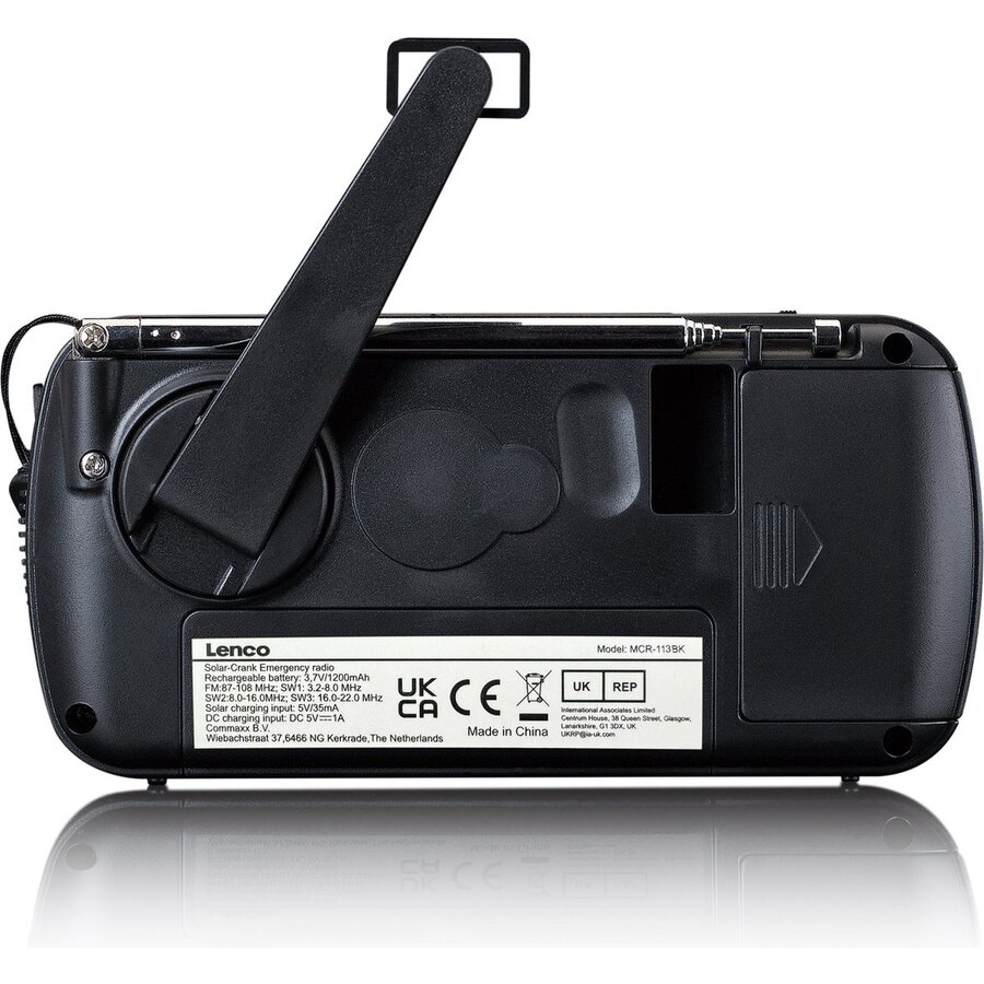 MCR-113BK - Noodradio Draagbaar Opwindbaar-6