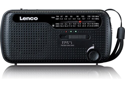  Lenco MCR-113BK - Noodradio Draagbaar Opwindbaar 