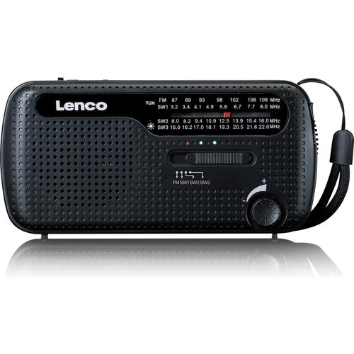  Lenco MCR-113BK - Noodradio Draagbaar Opwindbaar 