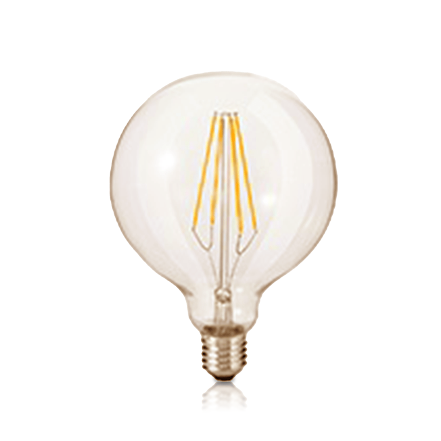 LED FILAMENT E27 GLOBE 125 DIMBAAR 4W - 2100K - Warm White-1