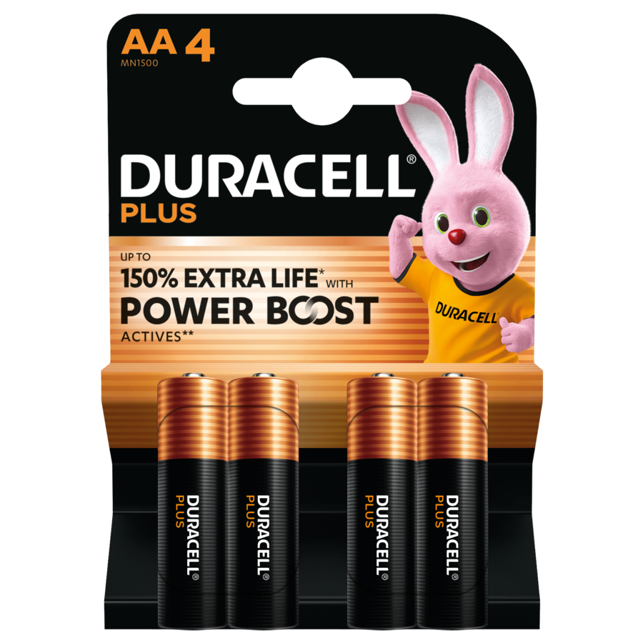 Plus Power Boost AA 4 pack (Vervangt Plus Alkaline 100%)-1