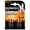 Duracell Plus Power Boost AAA 4 pack