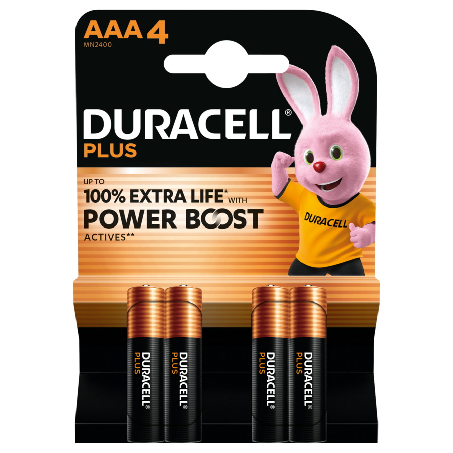 Plus Power Boost AAA 4 pack (Vervangt Plus Alkaline 100%)-1