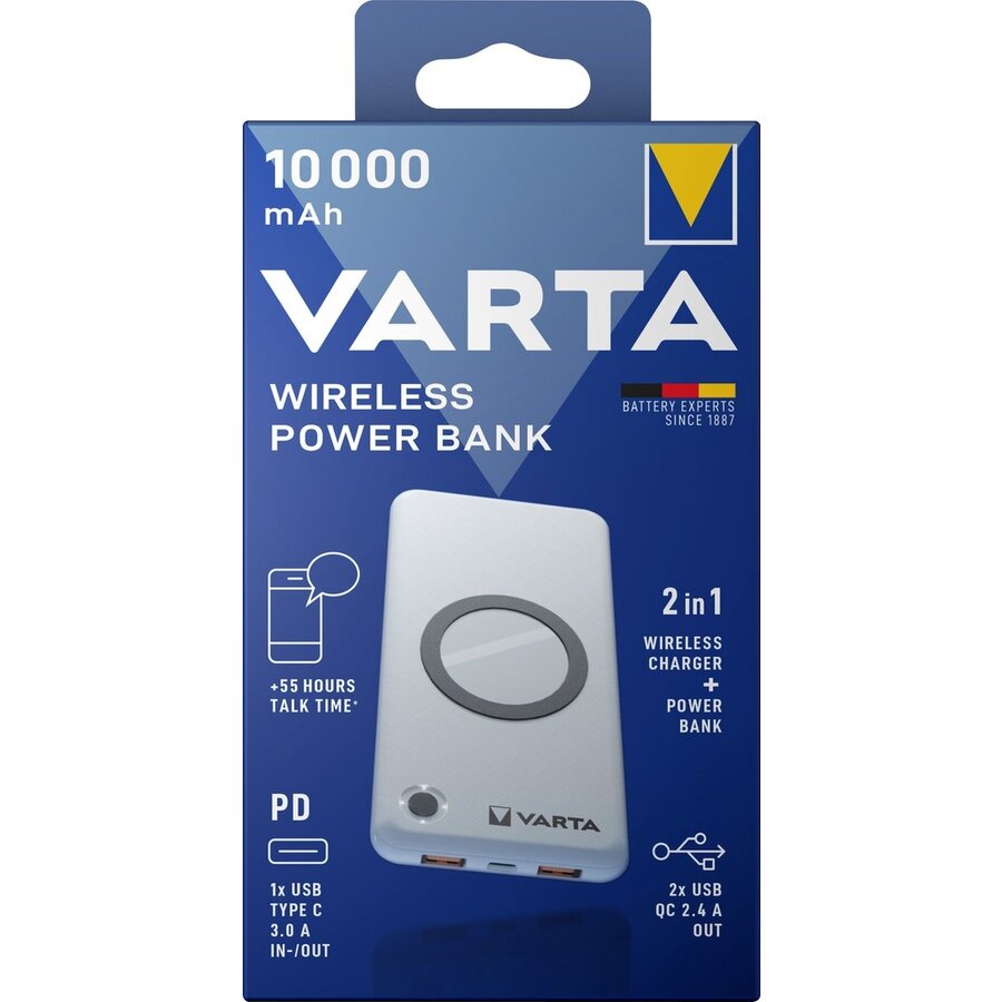 Draadloze Powerbank 10000-1