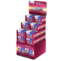 Display Power Alkaline 4+4 176xAA & 112x AAA