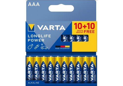  Varta 4903 AAA Longlife Power Alkaline blister 20 