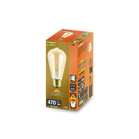 thumb-Sunset Vintage Filament ST64 E27 3,4W 470LM Amber Dimbaar-1