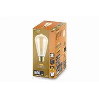 thumb-Sunset Vintage Filament ST64 E27 5,9W 806LM Amber Dimbaar-1