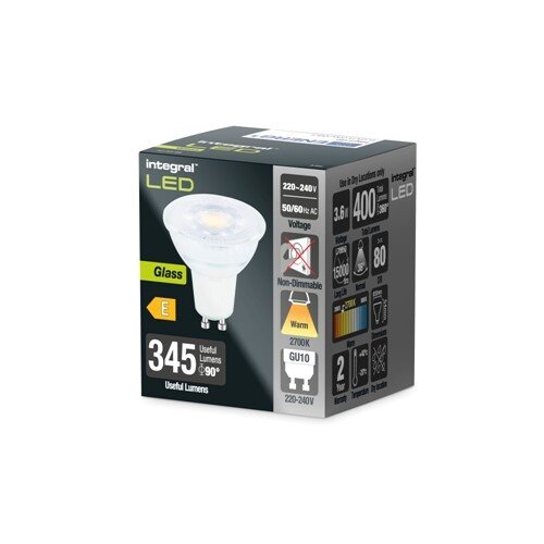  Integral GU10 3,6W 400LM 2700K Niet Dimbaar 