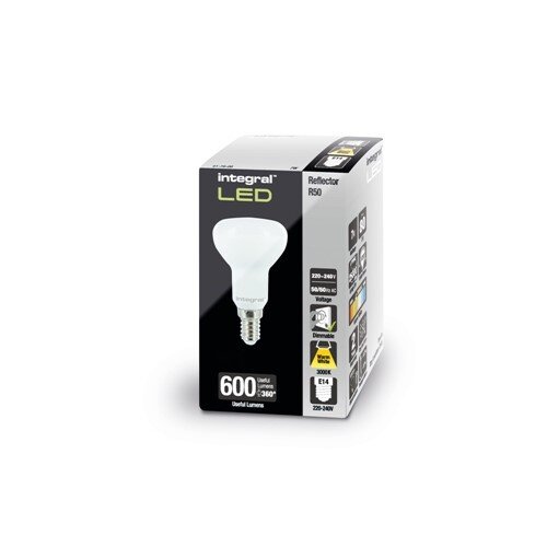  Integral R50 E14 7W 600LM 2700K Dimbaar 