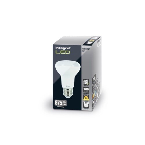  Integral R63 E27 9,5W 875LM 2700K Dimbaar 