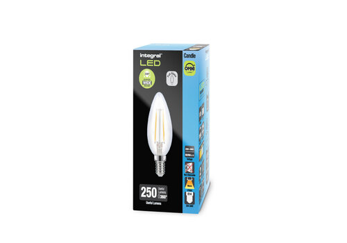  Integral Kaars Filament E14 1,8W 250LM Niet Dimbaar 