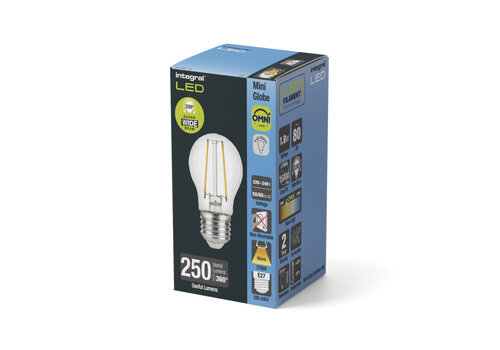  Integral Kogel Filament E27 1,8W 250LM Niet Dimbaar 