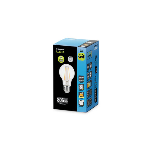  Integral Normaal Filament E27 5,9W 806LM Dimbaar 
