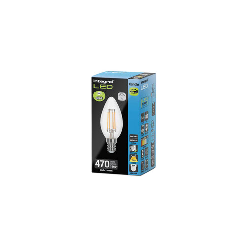  Integral Kaars Filament E14 3,4W 470LM Dimbaar 