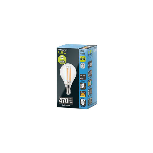  Integral Kogel Filament E14 3,4W 470LM Dimbaar 