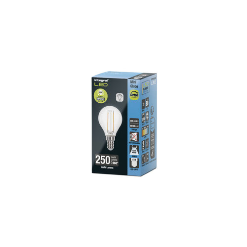  Integral Kogel Filament E14 2W 250LM Niet Dimbaar 