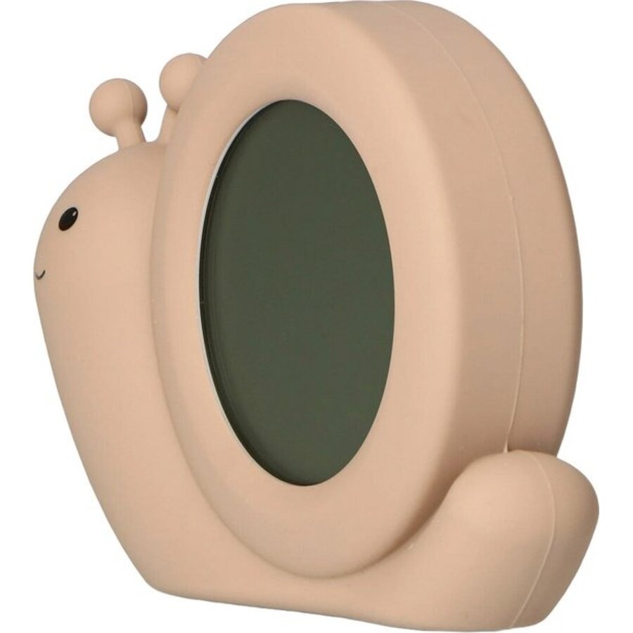 BC110BE SIMON - Slaaptrainer, nachtlampje en wekker, slak, taupe-3