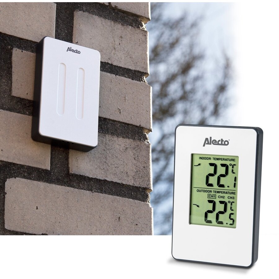 WS-1050 Weerstation met draadloze buitensensor, wit-6