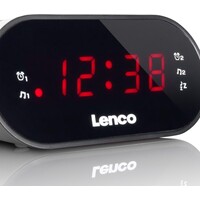 thumb-CR-07 White FM Wekkerradio met slaaptimer en dubbele alarm functie - Wit-4