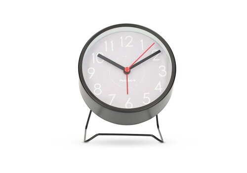 Nedis CLDK1006BK Analoge Bureau-Wekker Snoozefunctie Stil uurwerk Zwart   Nedis CLDK1006BK Analoge Bureau-Wekker Snoozefunctie Stil uurwerk Zwart