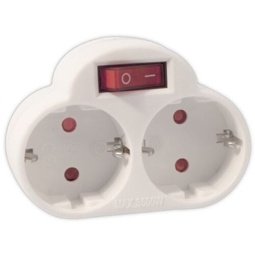  Calex Tweeweg-stekker RA met Schakelaar 