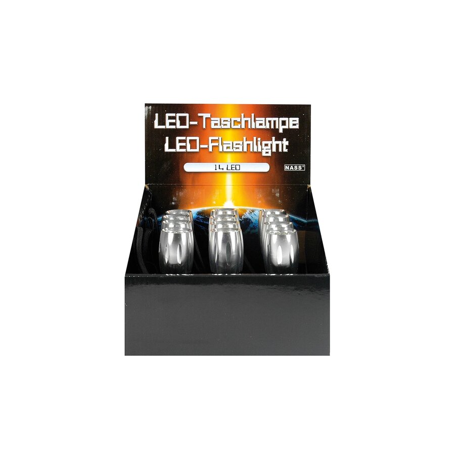 LED zaklamp 14 LED en kompas-1