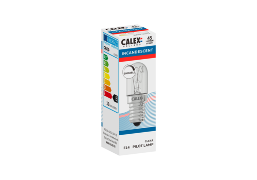  Calex Buislamp 220-240V 10W 45lm E14 helder 18x52mm 