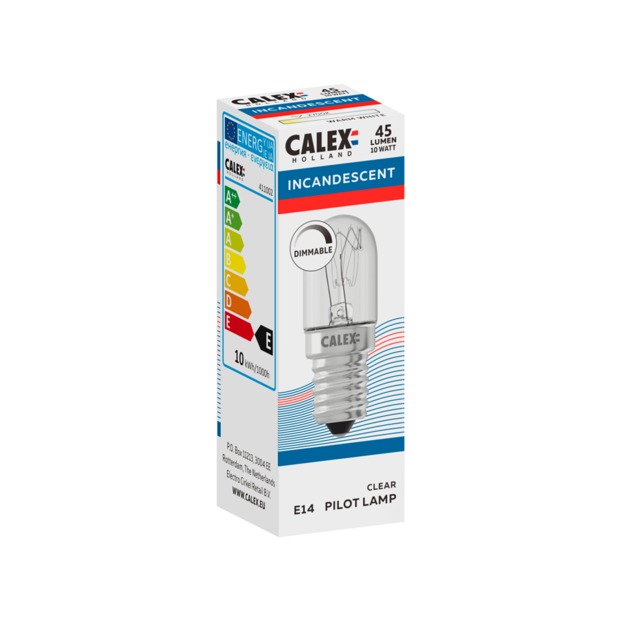 Buislamp 220-240V 10W 45lm E14 helder 18x52mm-1