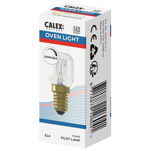  Calex Ovenlamp 220-240V 25W E14 300°C 25x55mm 