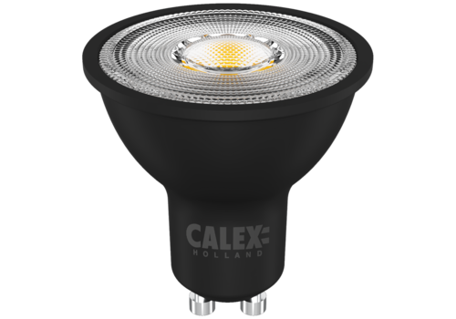  Calex LED GU10 2000K-2700K 400lm Full black plastic CCT variotone 